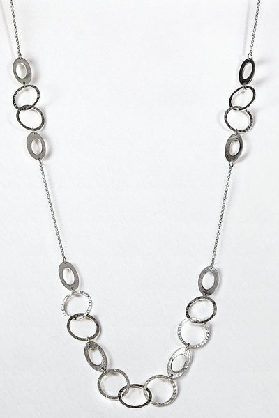 Mixed textured, drop earrings, delicate with movement.