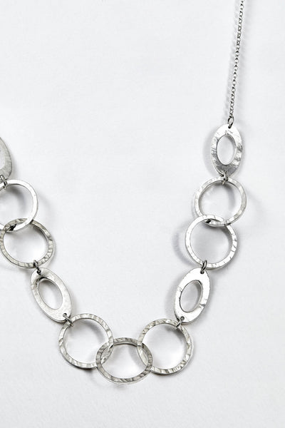 Long decorative chain necklace
